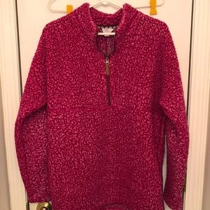 Time and True Fluffy Fleece Jacket. Size Large (12-14).